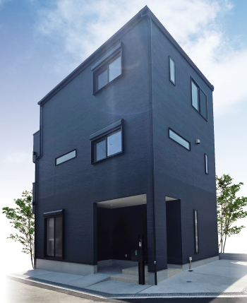 3階建スタイル外観